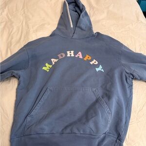Madhappy Multicolor Logo Blue Hoodie